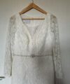 Second Hand Brautkleid White One Barcelona Oronze Modern A-Linie Gr. 40 Maßgeschneidert Neu & ungetragen Foto 4