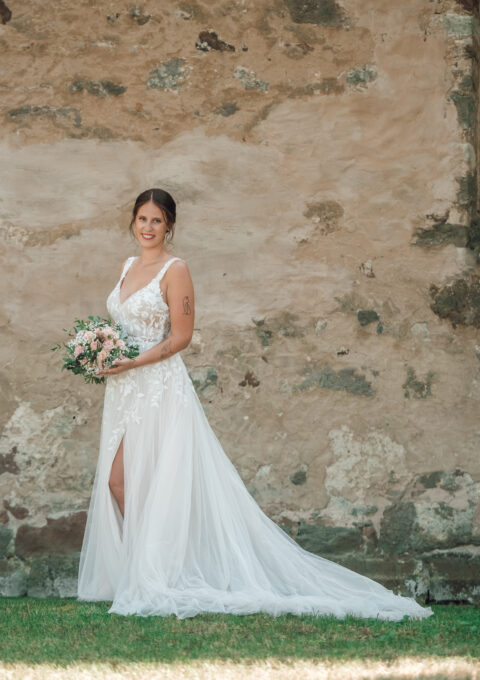 Second Hand Brautkleid A-Linie Gr. 36 Foto 1